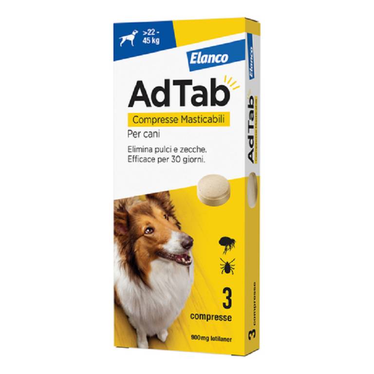 ADTAB*3CPR 900MG CANI 22-45KG